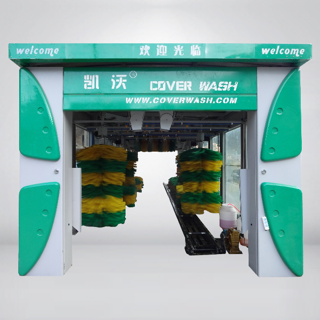 中國(guó)石油集團(tuán)安裝凱沃11刷電腦洗車(chē)機(jī)